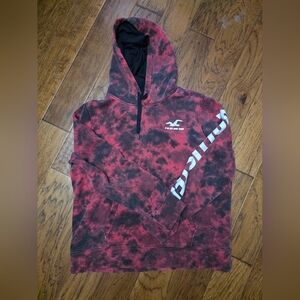 Hollister Red and Black Hoodie sz XL